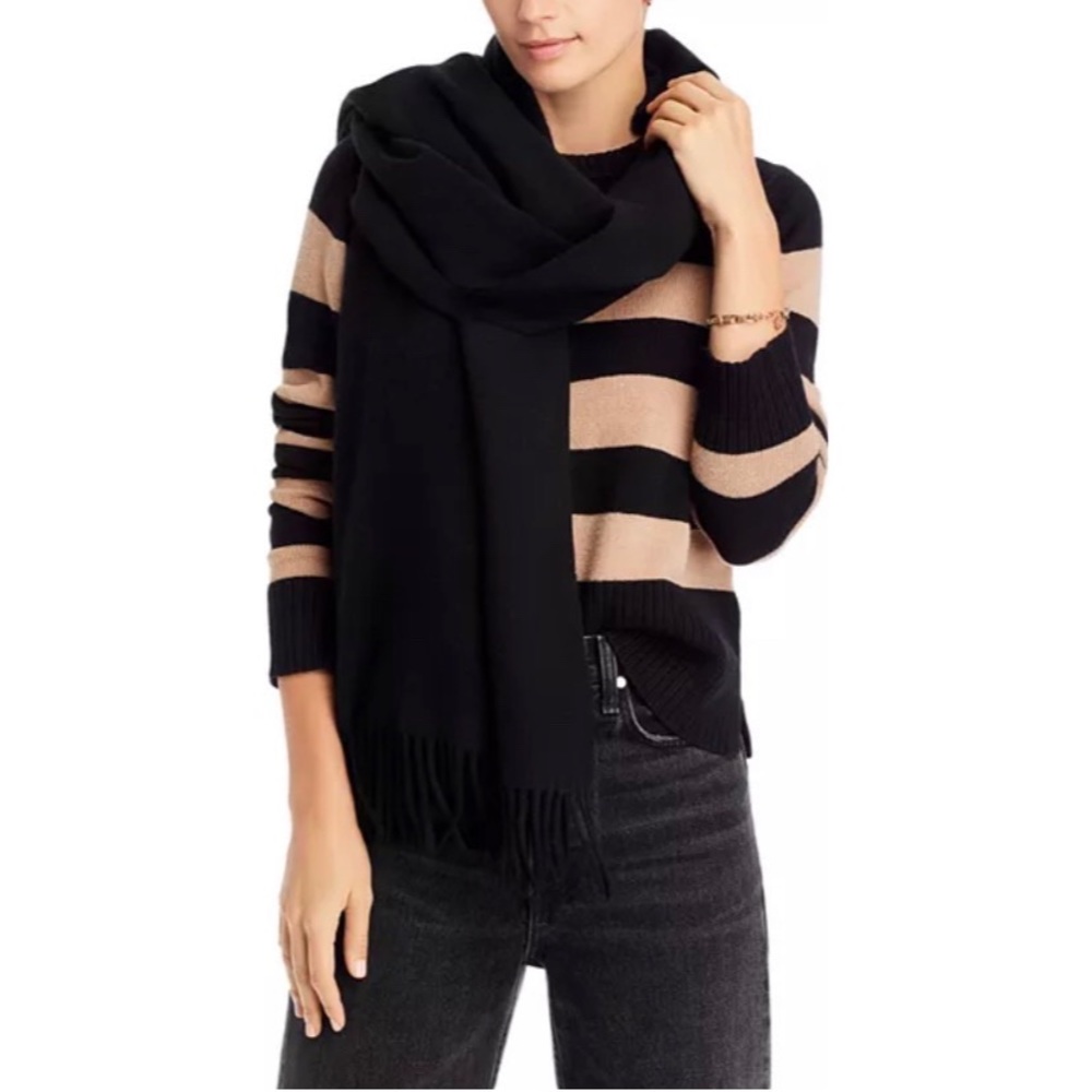Rag & Bone | black Addison scarf
